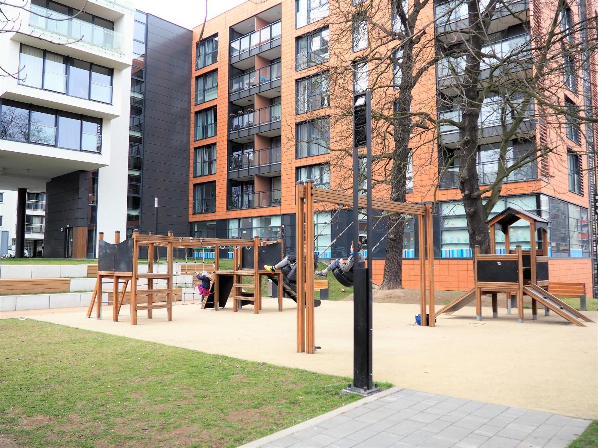 Apartament 3 Pokoje, Parking, Balkon - Gdansk Centrum エクステリア 写真